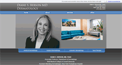 Desktop Screenshot of dianebersonmd.com