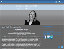 Tablet Screenshot of dianebersonmd.com